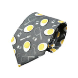 Gray Yellow Egg Necktie