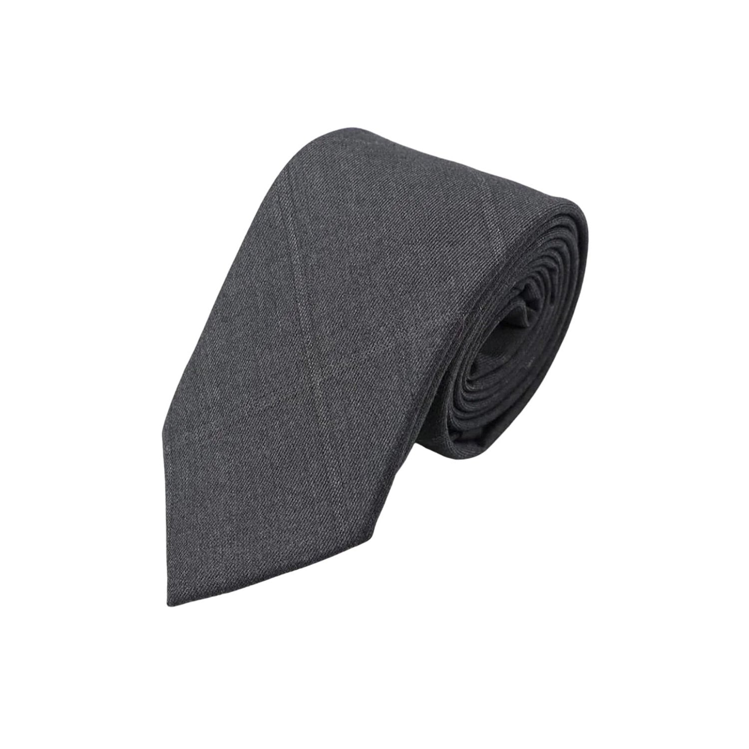 Dark Gray with Light Gray Lines Necktie