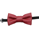 Burgundy Solid Solid Bowtie