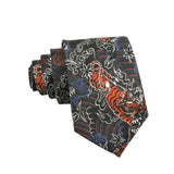 Black Red Tiger Necktie