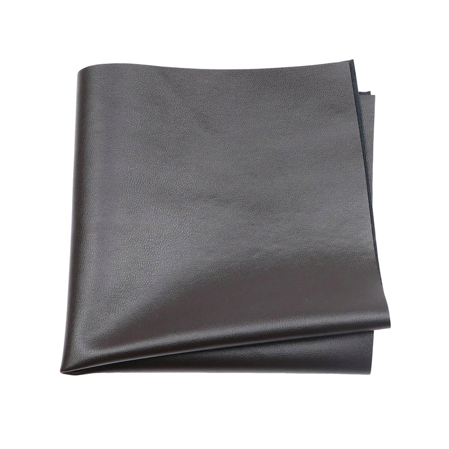 Brown With Black Solid Pocket Square