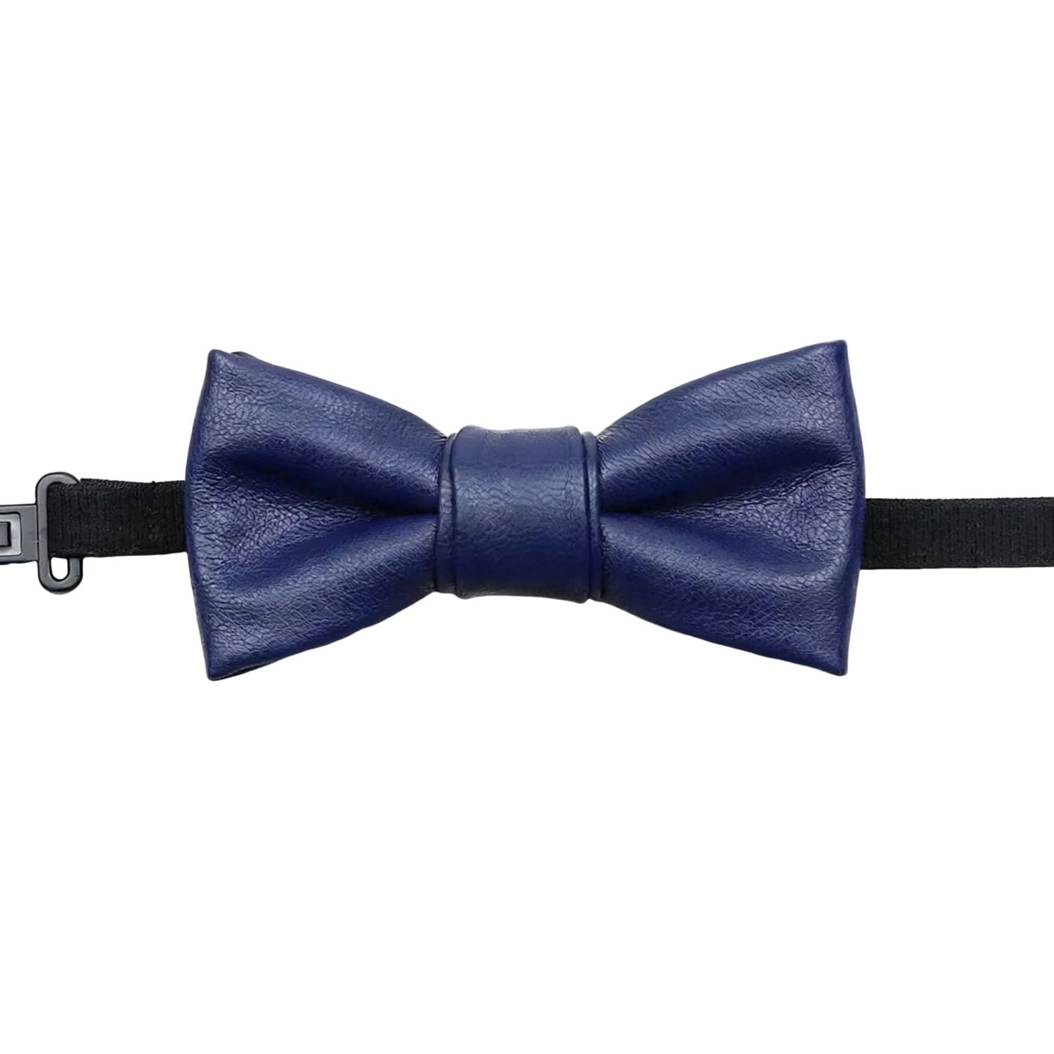 Navy Blue With Solid Bowtie