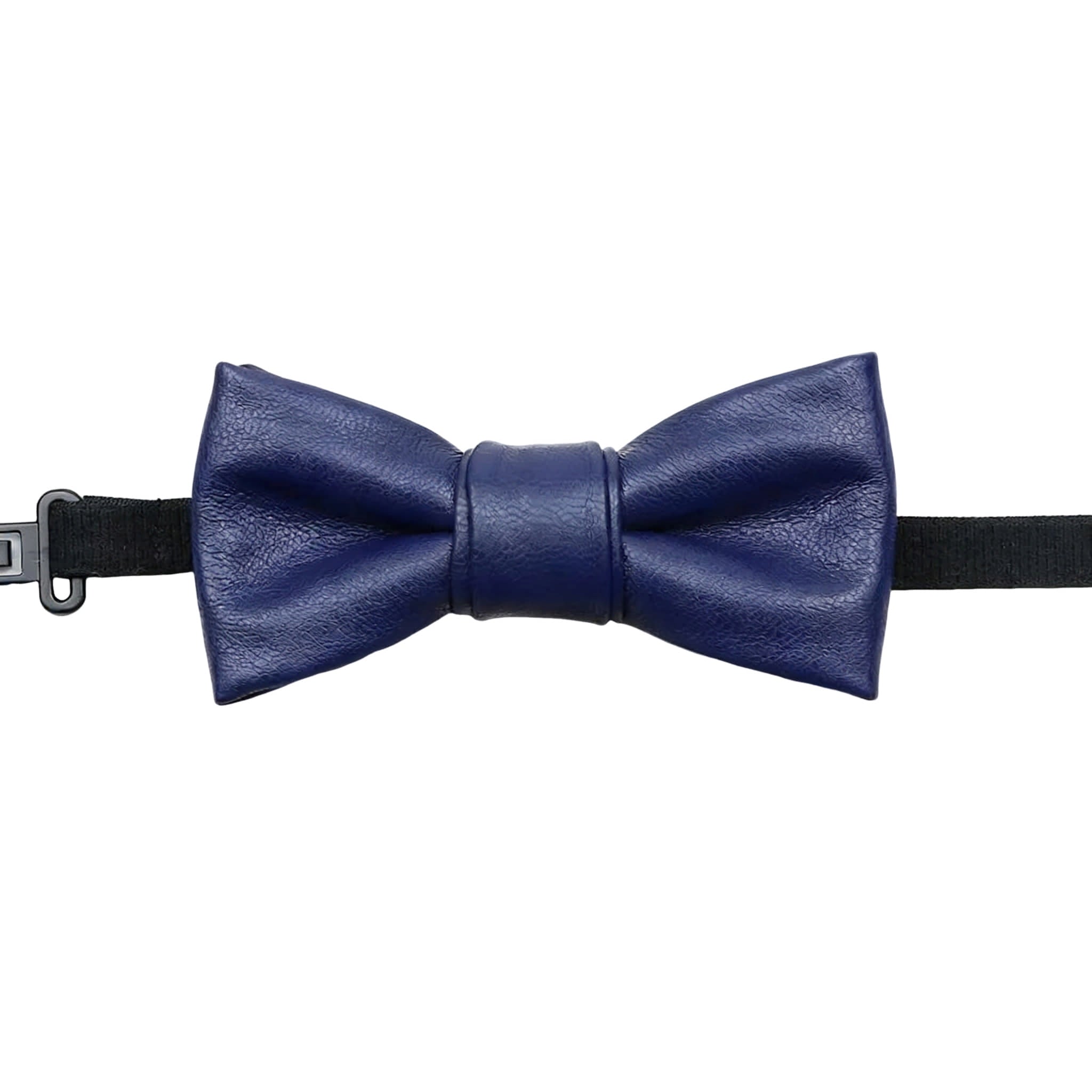 Navy Blue Navy Blue Solid Bowtie