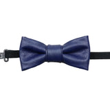 Navy Blue Navy Blue Solid Bowtie