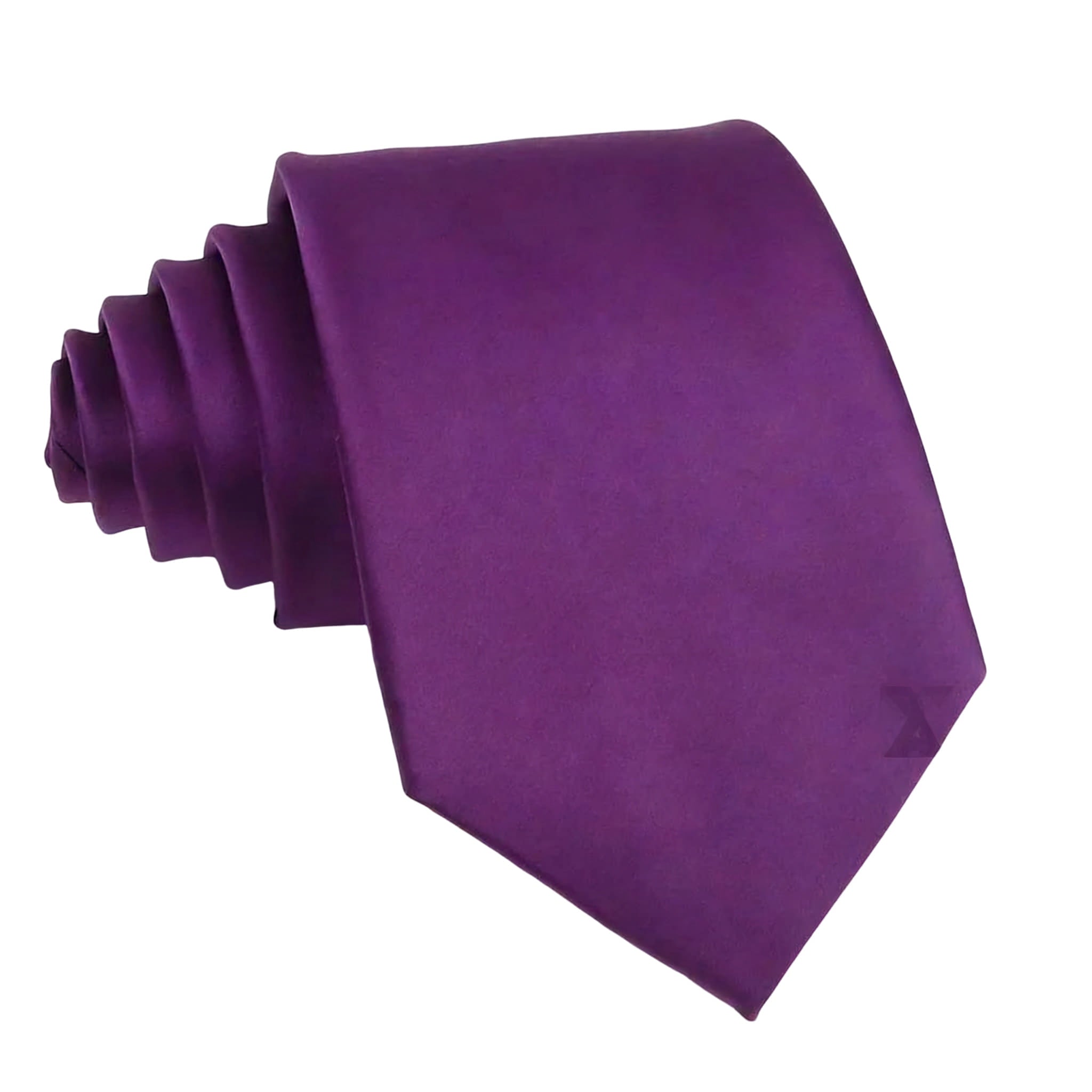 Purple Solid Necktie