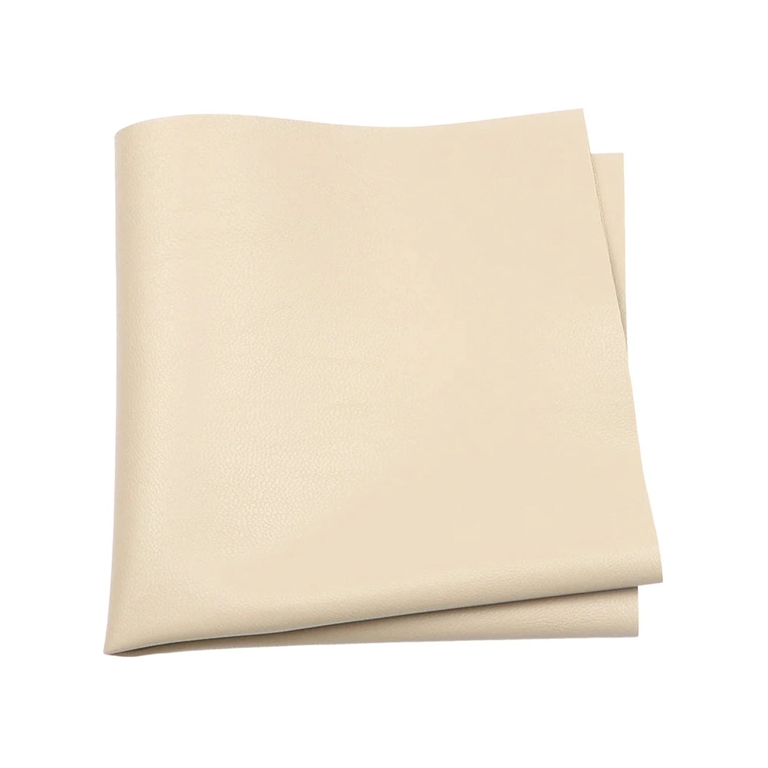 Beige with Beige Solid Pocket Square