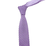 ZONFAZ Men's Knitted Ties 5cm Fashion Skinny Striped Knit Neckties