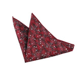 Red White Star Pocket Square