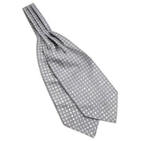 Gray White Dotted Ascot