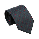 Green Red Dotted Necktie