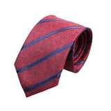 Red Blue Striped Necktie