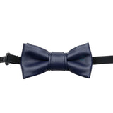 Navy Blue Navy Blue Solid Bowtie