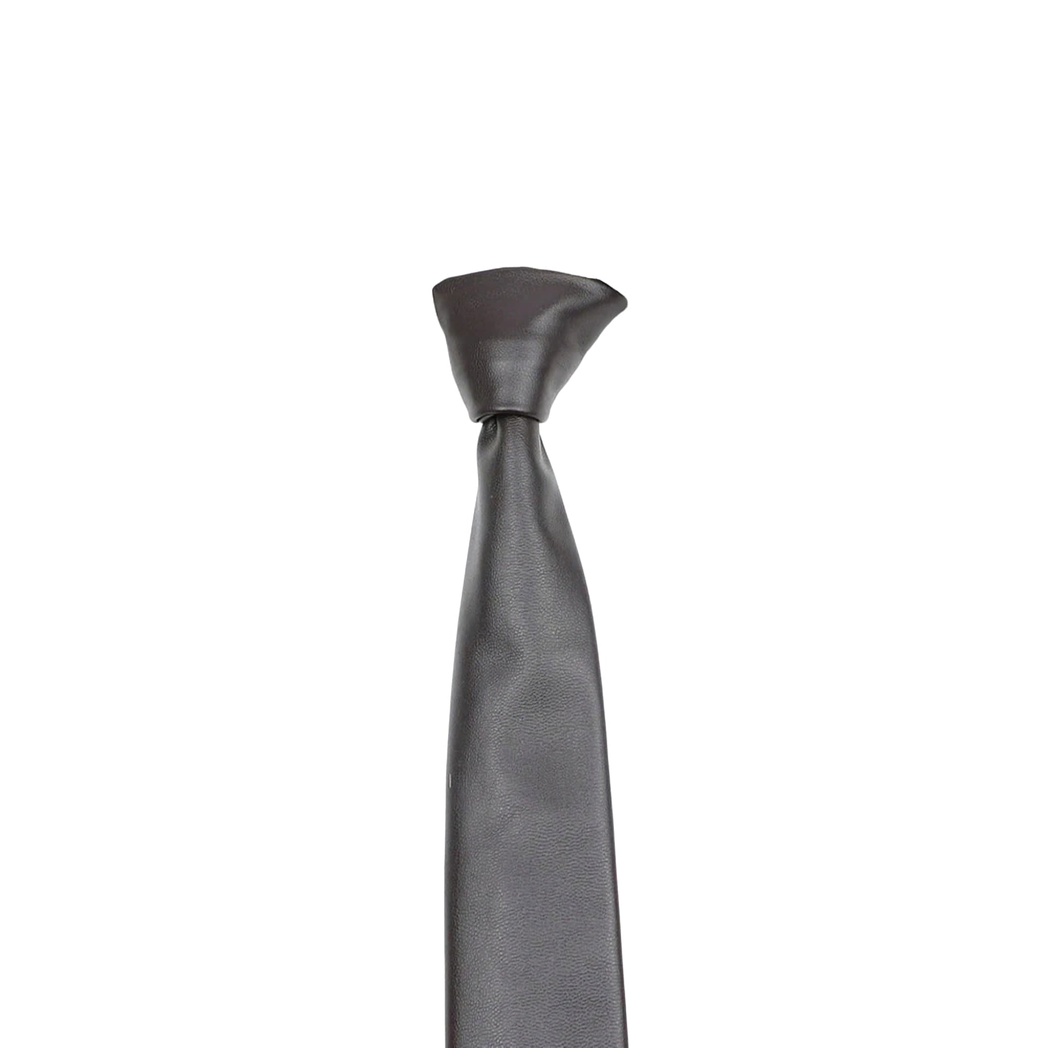 Dark Brown Solid Necktie
