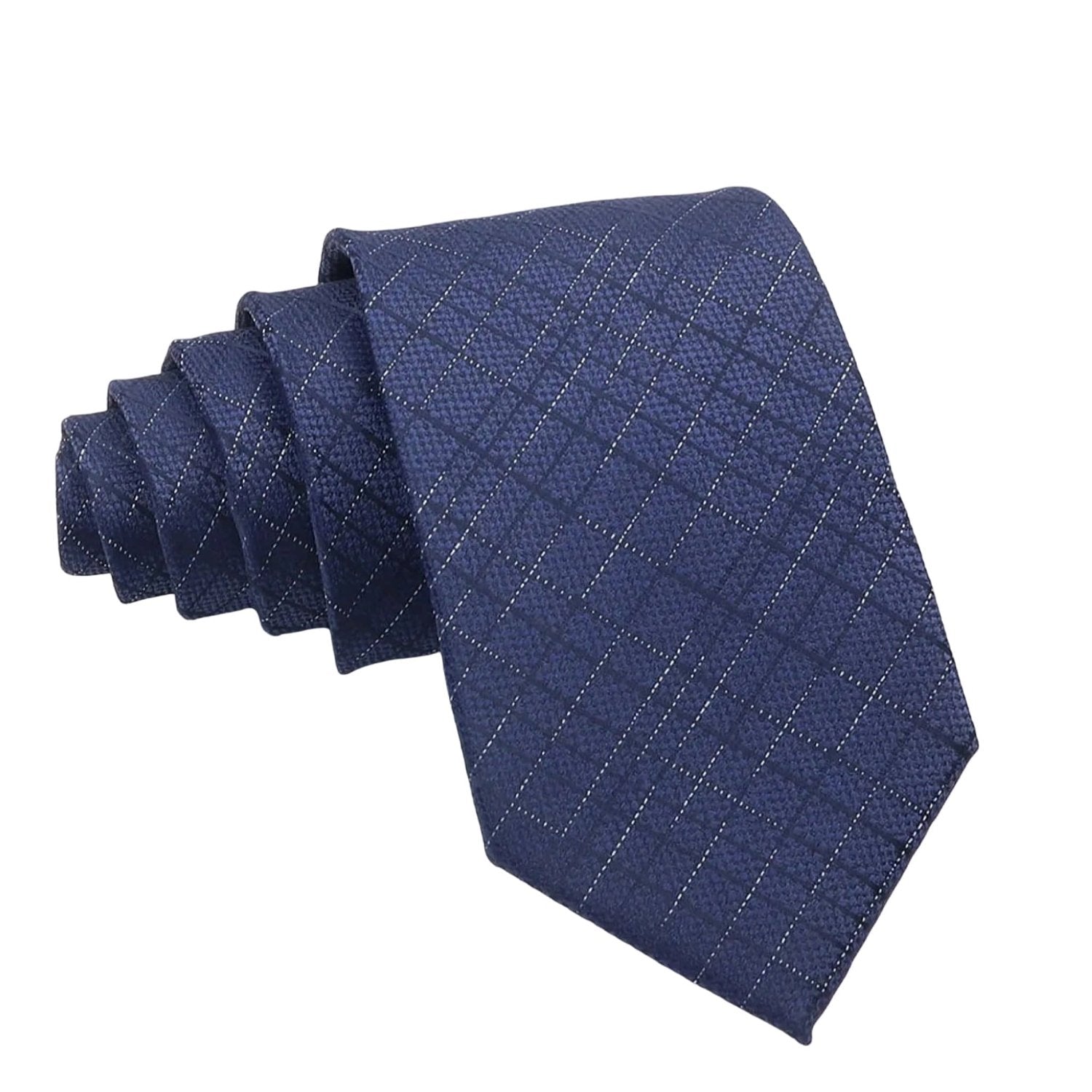 Dark Blue Solid Necktie