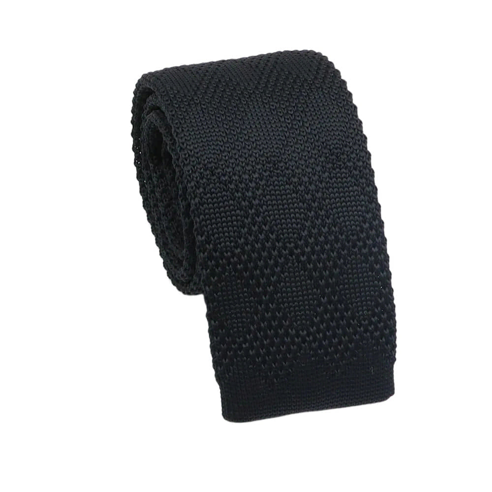 Black Geometric Necktie