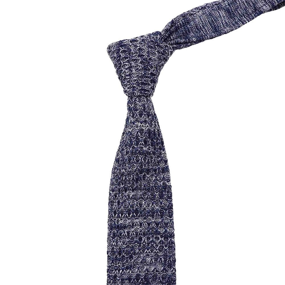 ZONFAZ Men's Knitted Ties 5cm Fashion Skinny Striped Knit Neckties