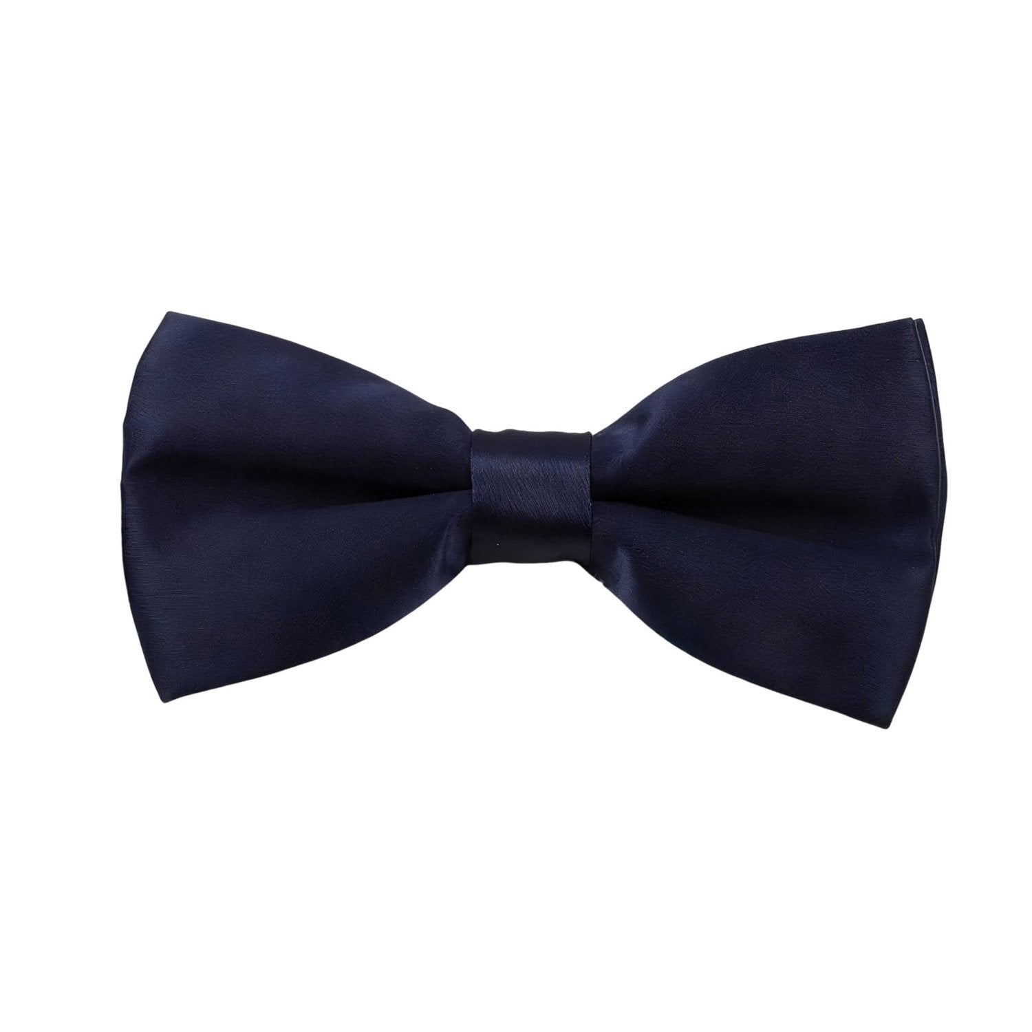 Navy Blue Solid Bowtie