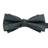 Purple Blue Floral Bowtie