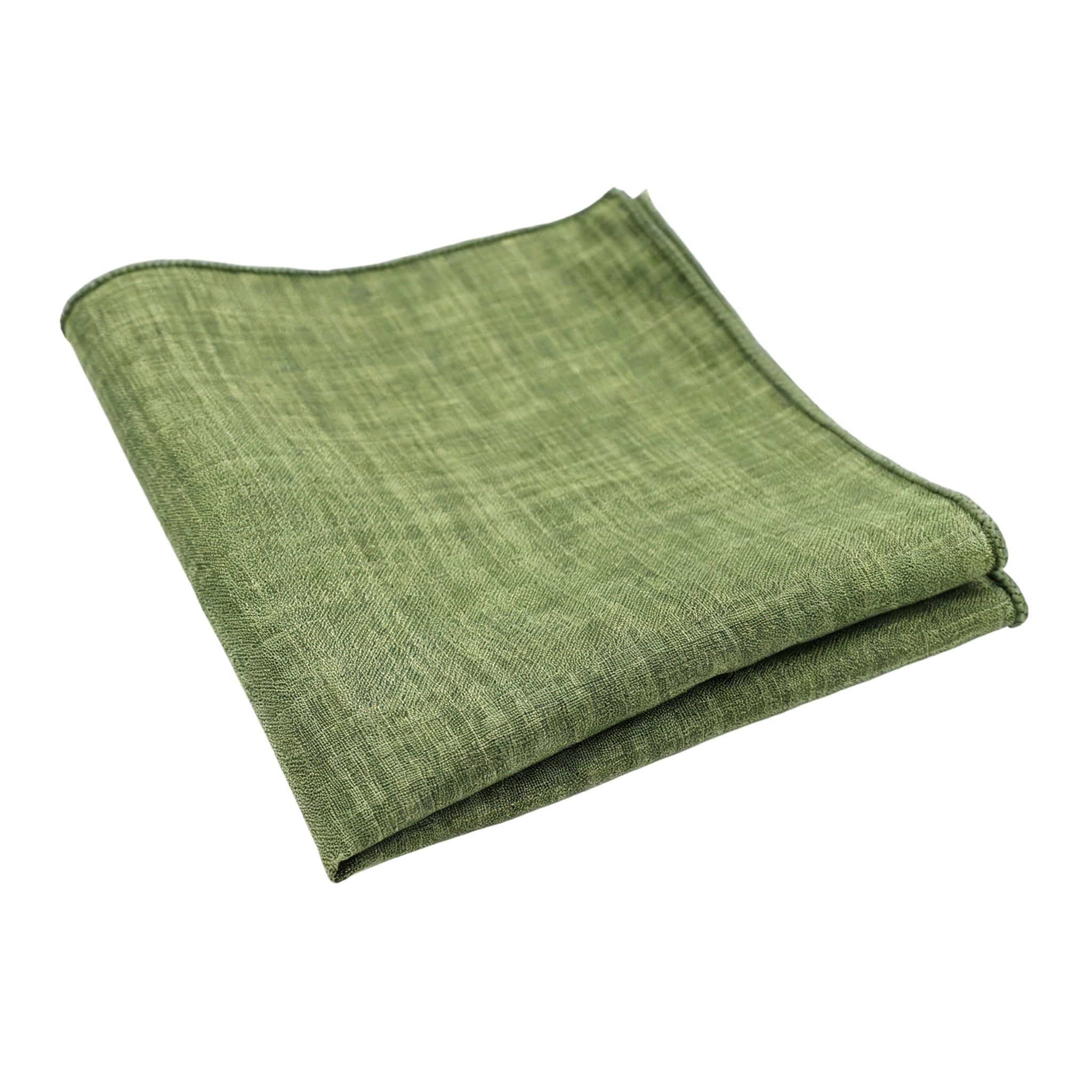 Green Solid Pocket Square