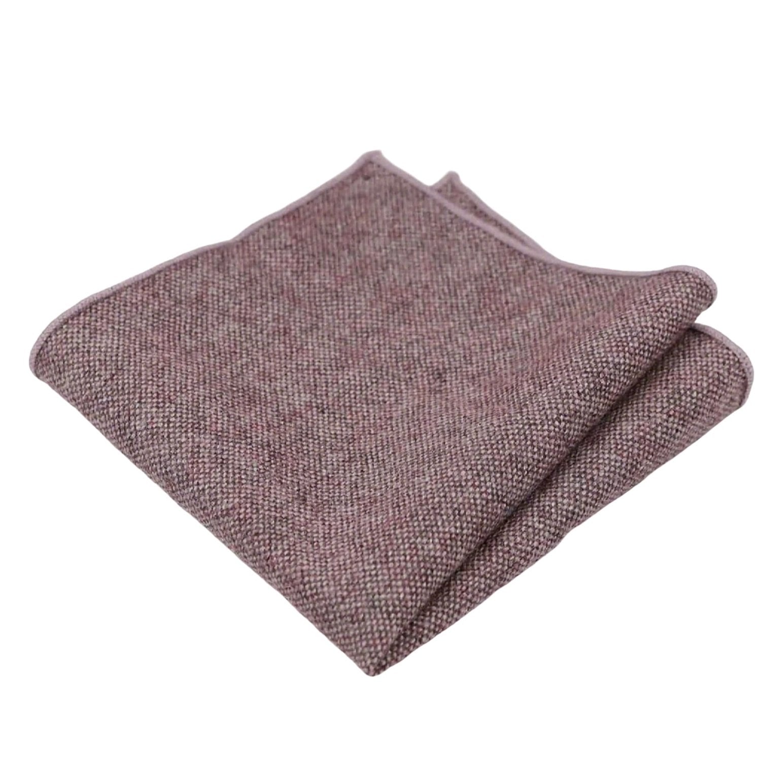 Mauve With Textured Pattern Pocket Square