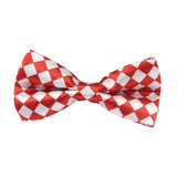 Blue White Polka Dot Bowtie