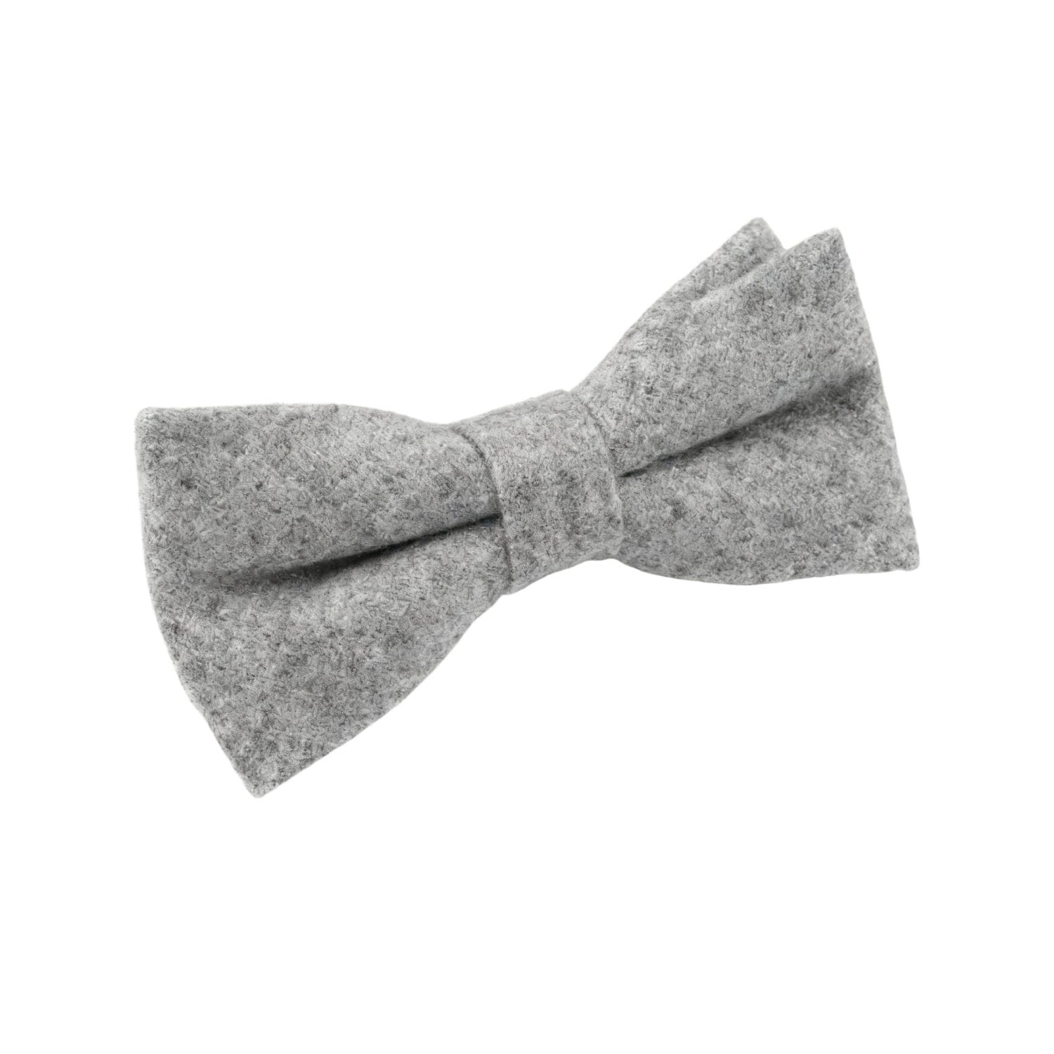 Gray With Gray Solid Bowtie
