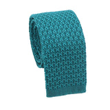 Teal Geometric Necktie