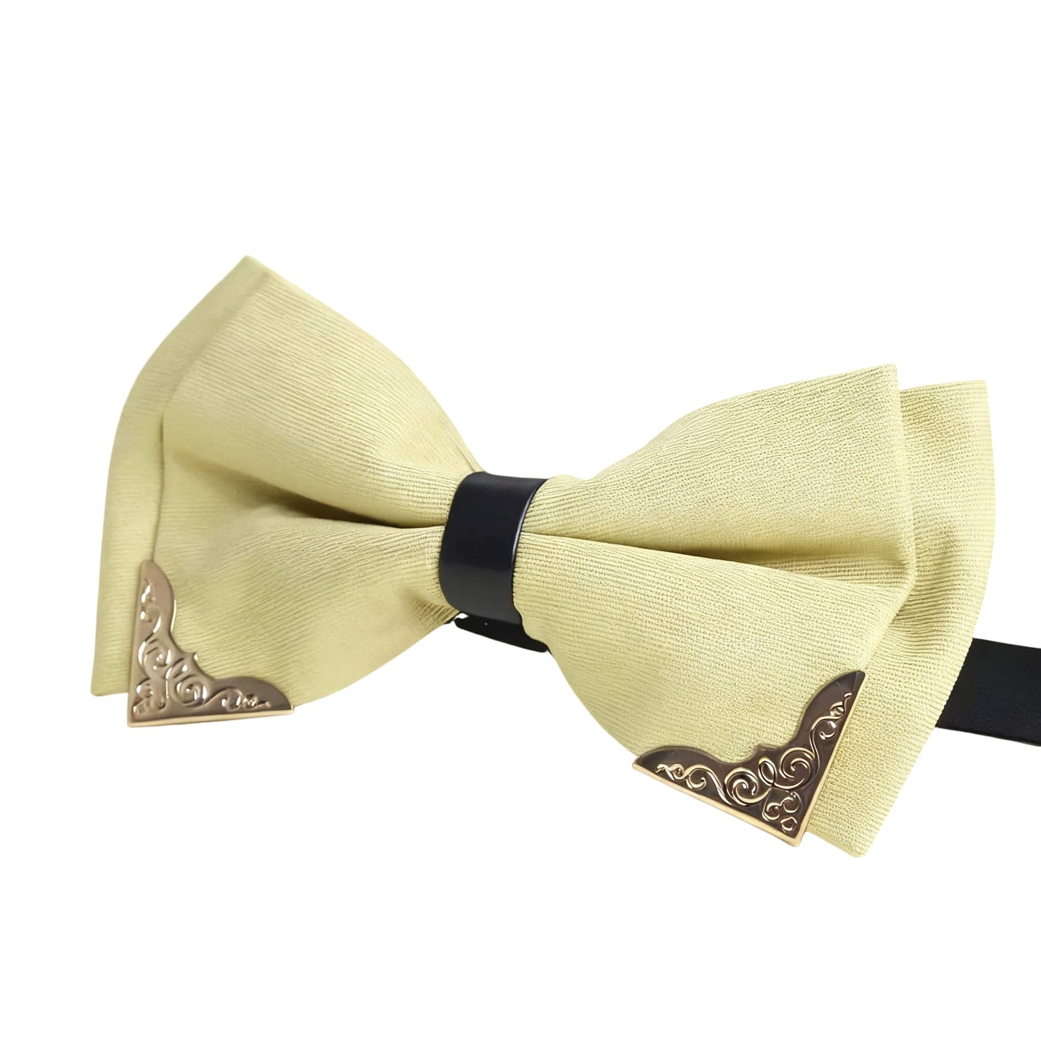 Brown Gold Pattern Bowtie