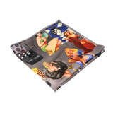 Gray Multicolor Pin-Up Pocket Square