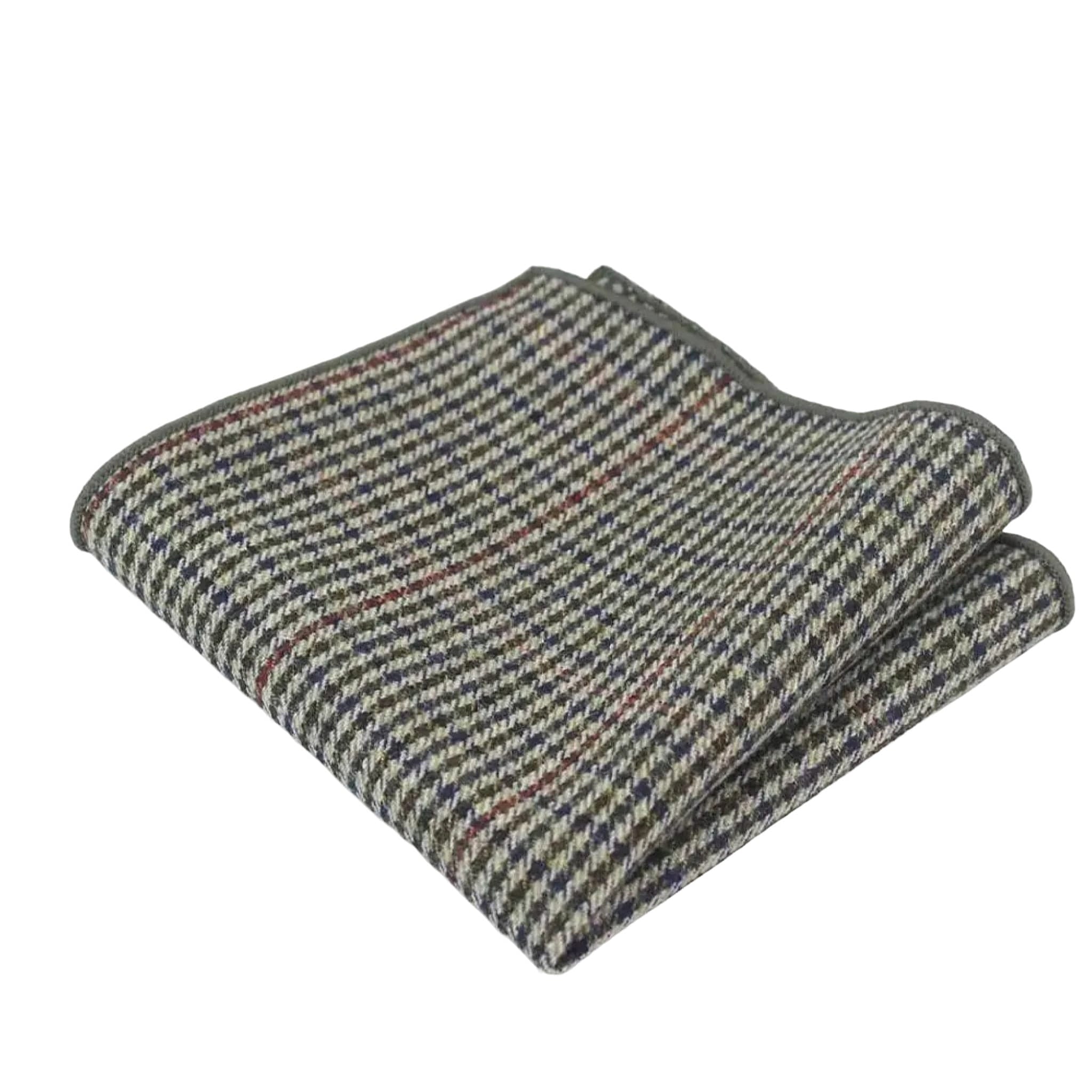 Green Plaid PocketSquare