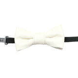 Off White Solid Solid Bowtie