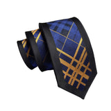 Navy Blue Pink Dotted Necktie