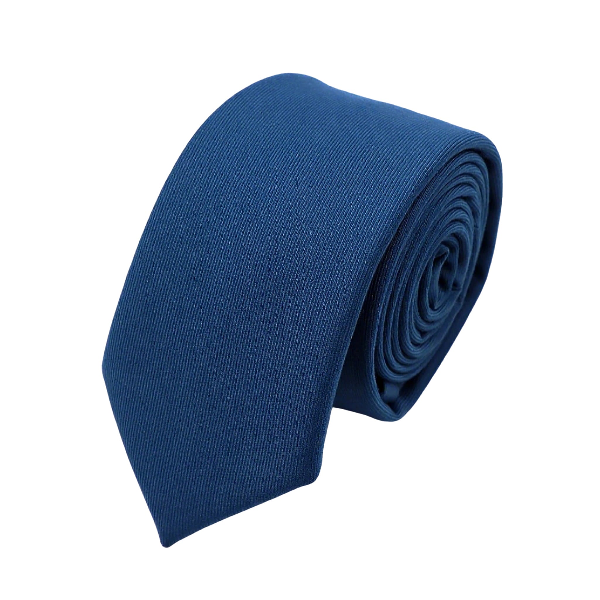 Navy Blue Navy Blue Solid Necktie
