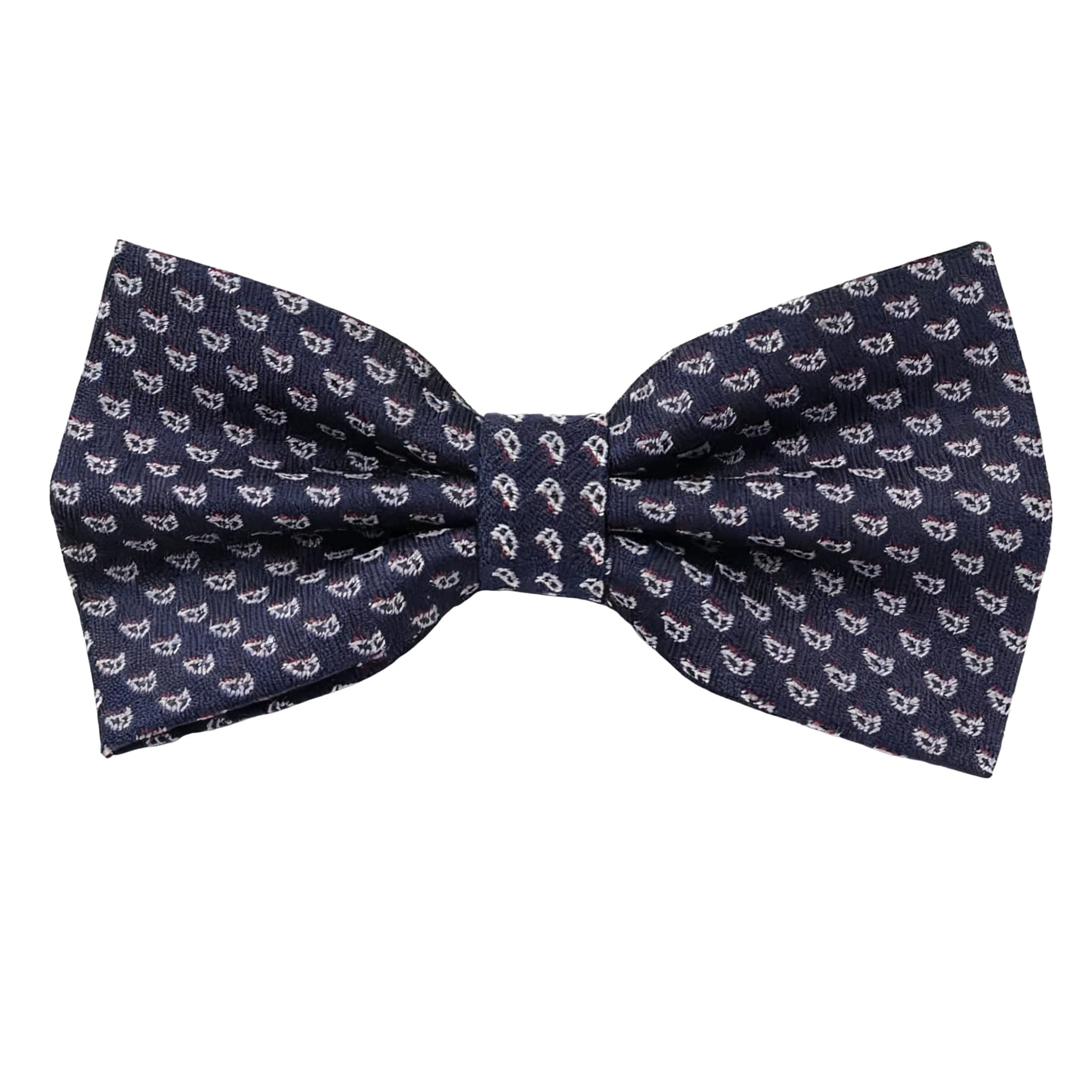 Black White Houndstooth Bow Tie
