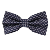 Black White Houndstooth Bow Tie