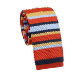 Red Blue Striped Necktie
