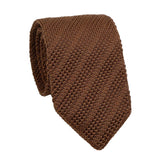 Brown Solid Necktie