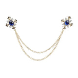 Gold Blue Chain Accessorie