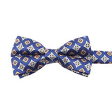 Blue Orange Geometric Bowtie