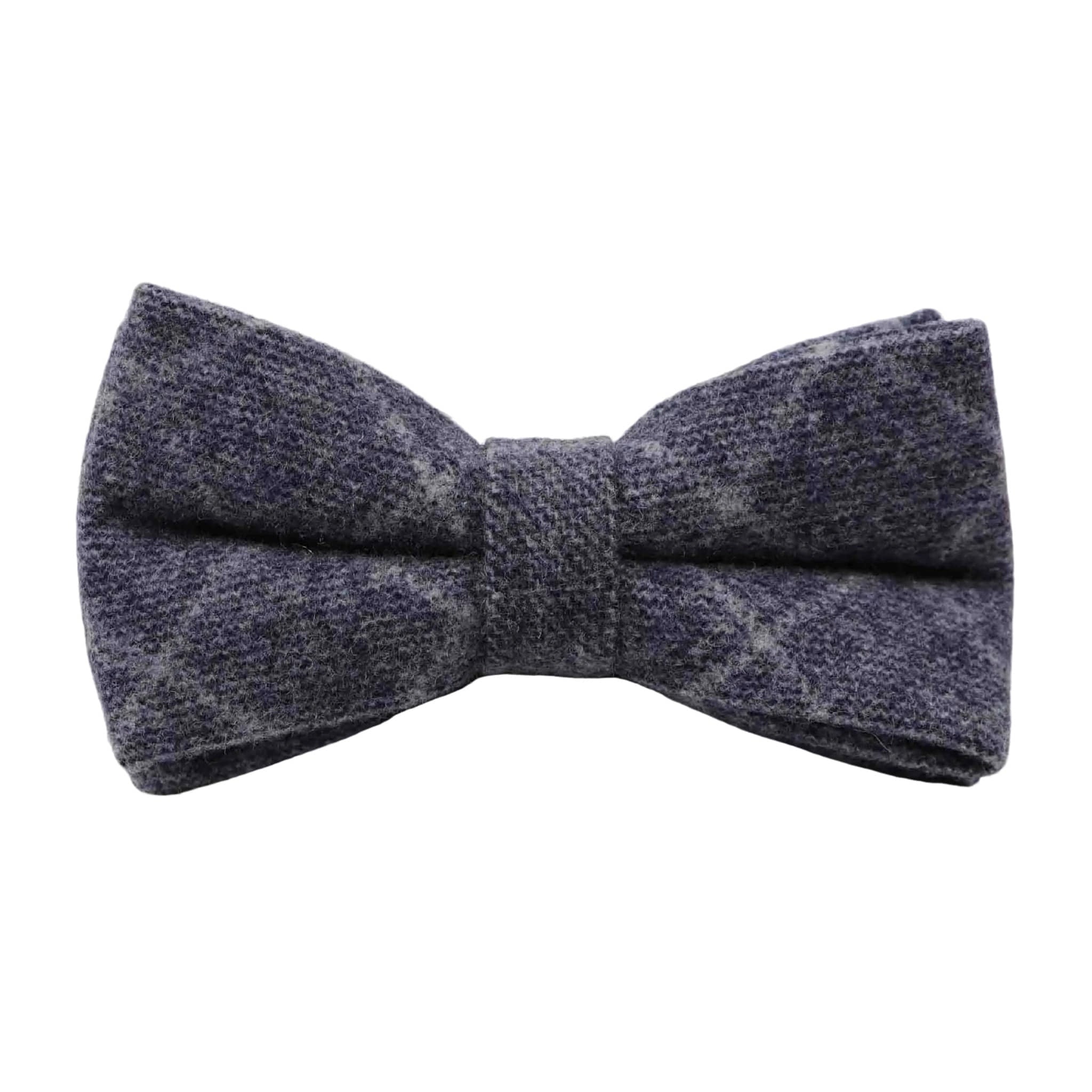 Purple Speckled Bow Tie