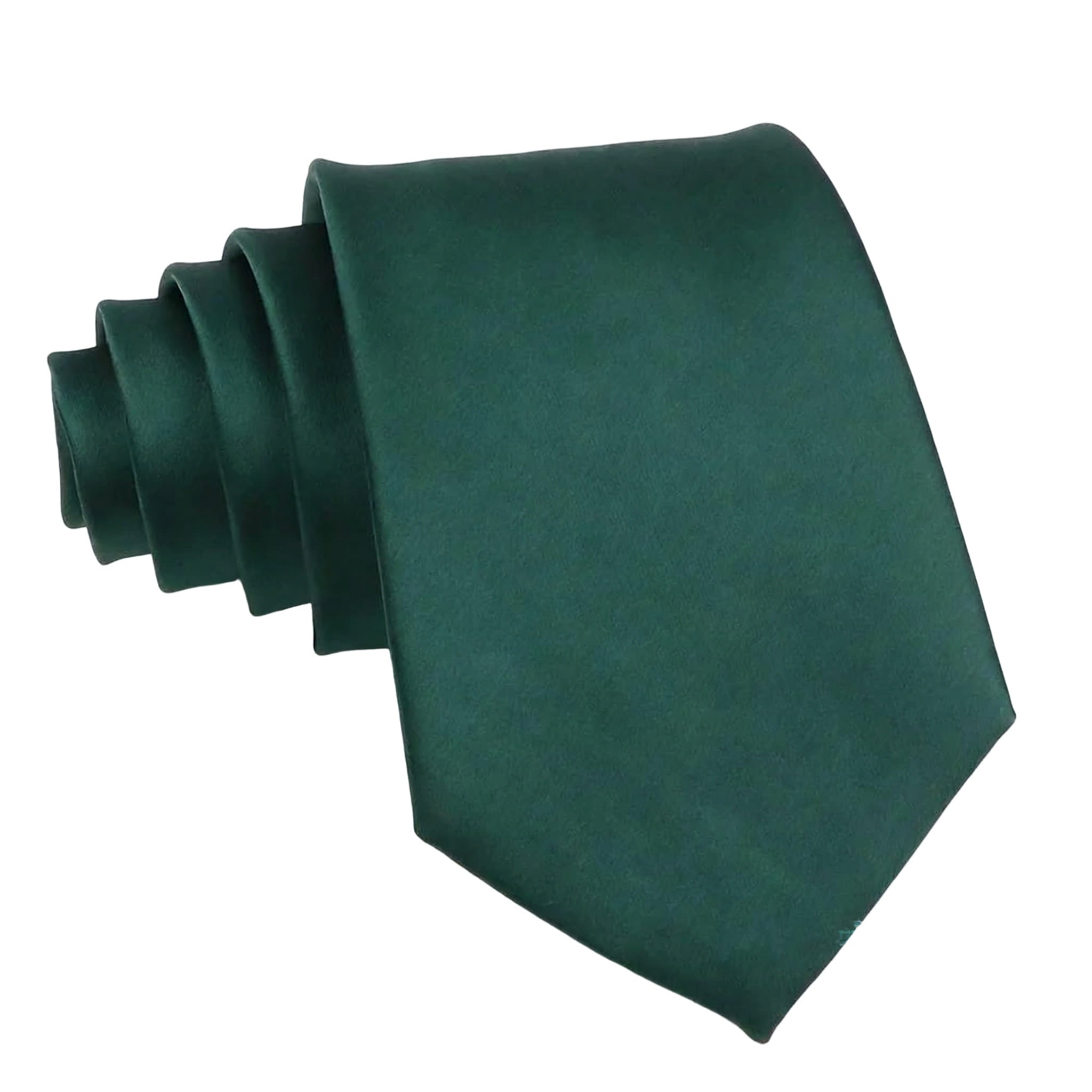 Olive Green Solid Necktie