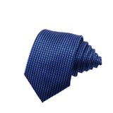 Blue Black Dotted Necktie