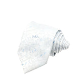 Light Blue Blue Floral Necktie