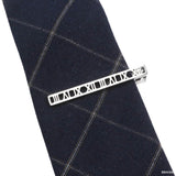 Silver Roman Numeral Tie Bar
