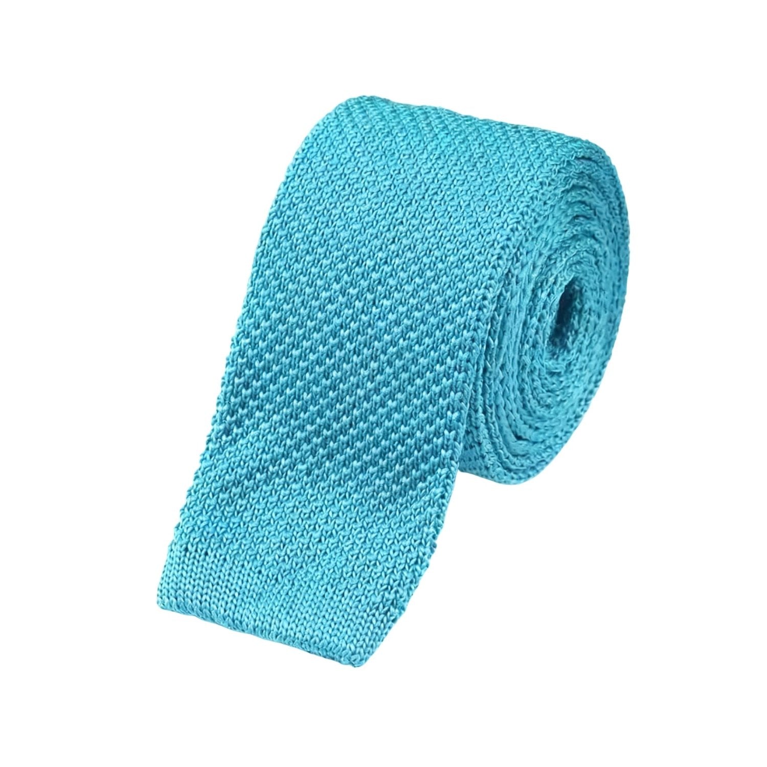 Blue Knitted Necktie