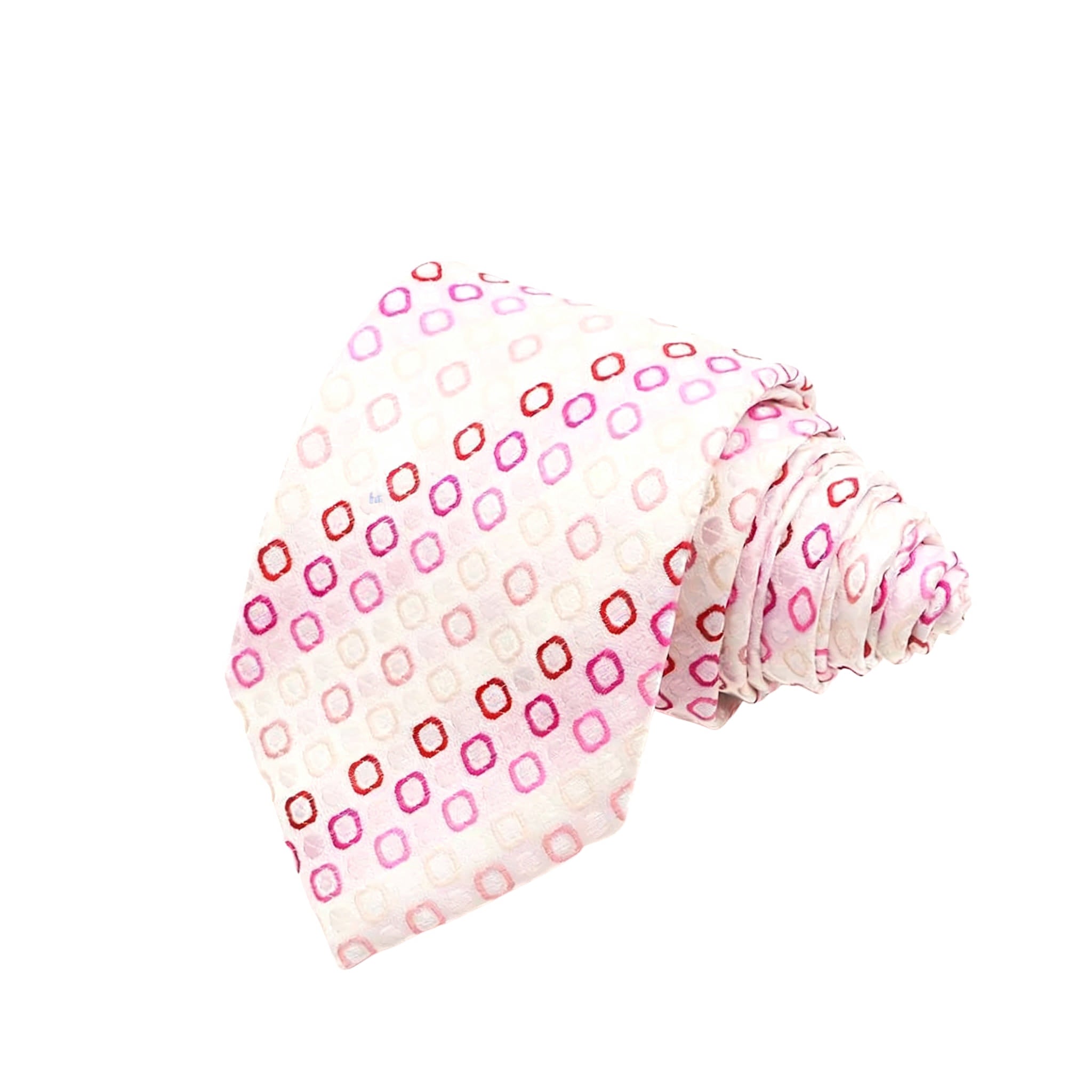 Off White Red Circle Necktie