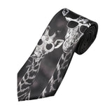 Black White Giraffe Necktie