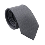 Gray Light Gray Geometric Necktie