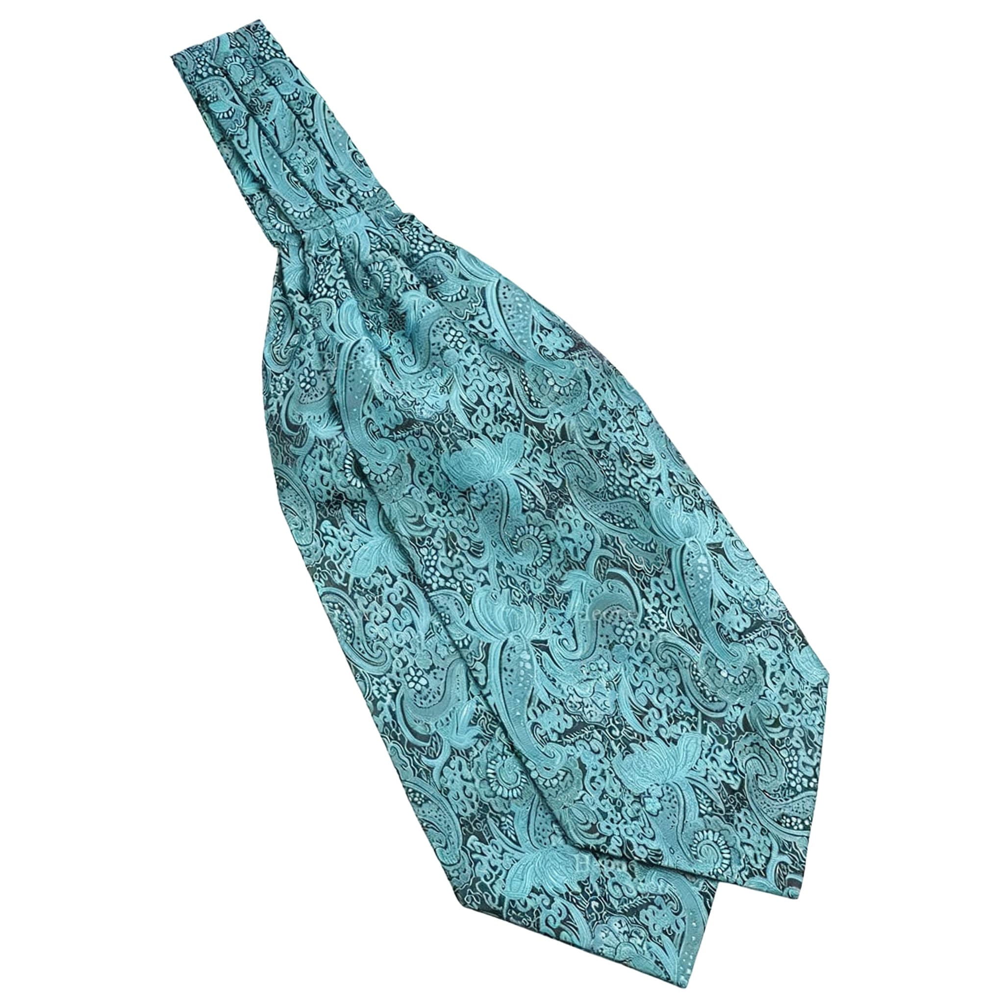 Purple Gold Swirl Ascot