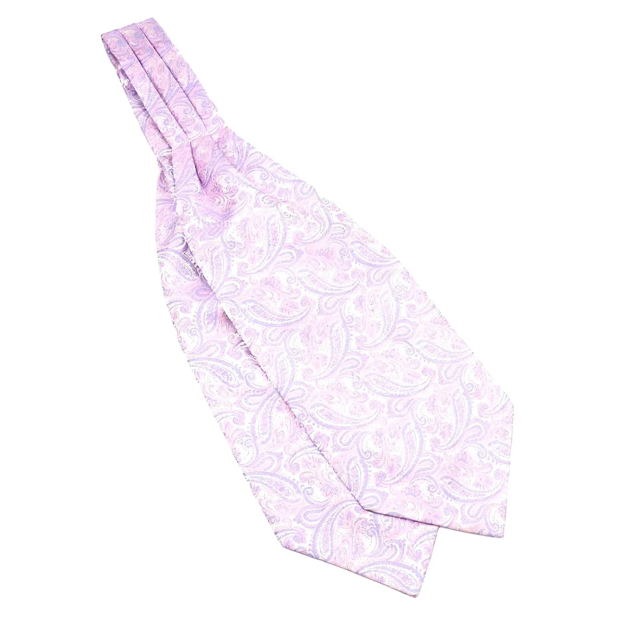 Purple Purple Paisley Ascot